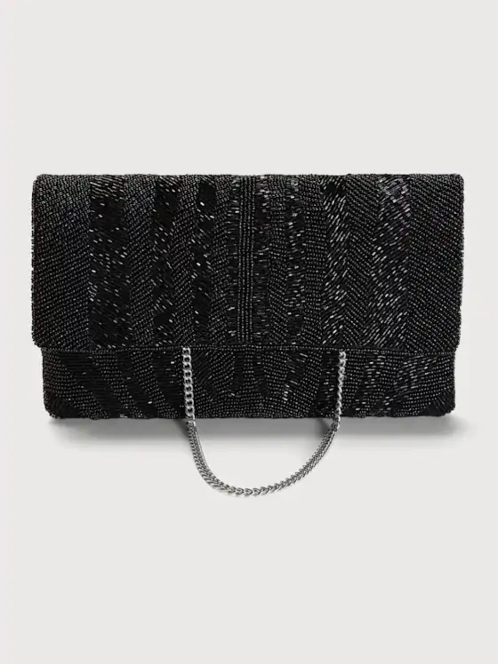 Lulus Black Beaded Clutch - Picture 10 of 10